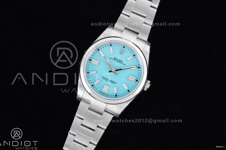 Tiffany SportInspired Perpetual Edition V Oyster VSF 41mm 904L Blue Steel 947 DD3230 124300 Dial Best 1:1 0807